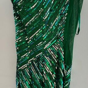 Green Sequin Dress